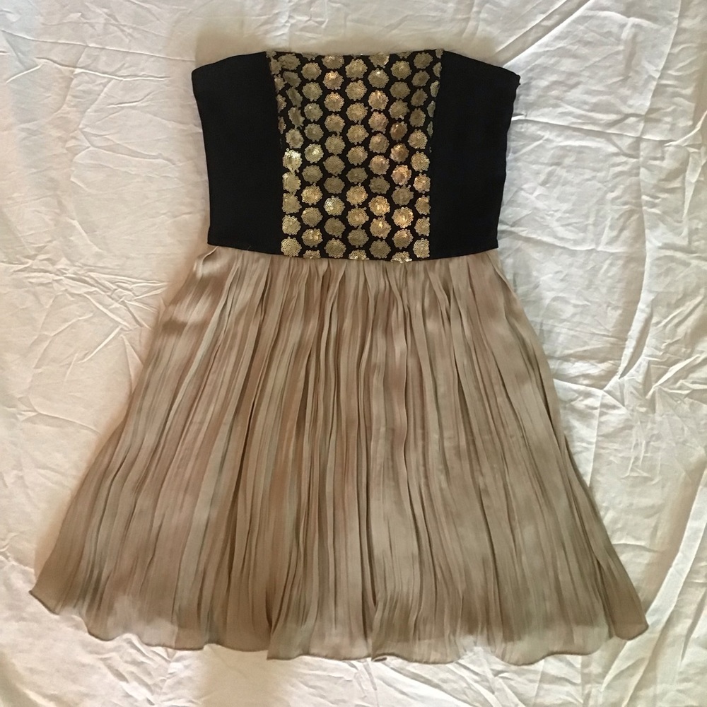 Strapless Rachel Roy dress
